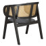 Stuhl Black Modern Wooden Rattan - artpolka