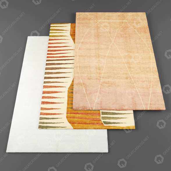 Tapis Chairish Abstract modèle 3D