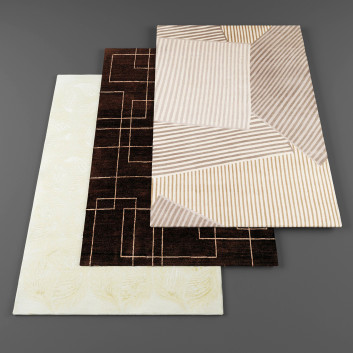 Килими Beige and Brown