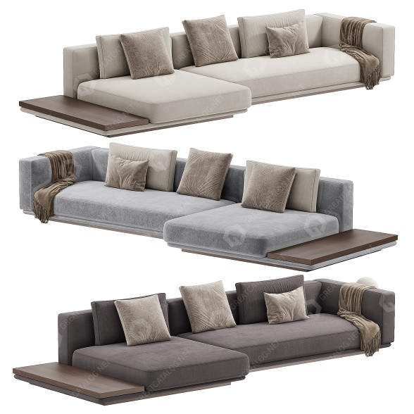 Sofa Minotti Horizonte 3D-Modell