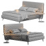 Bett und Nachttischchen Twils De-Light - Jasurbek
