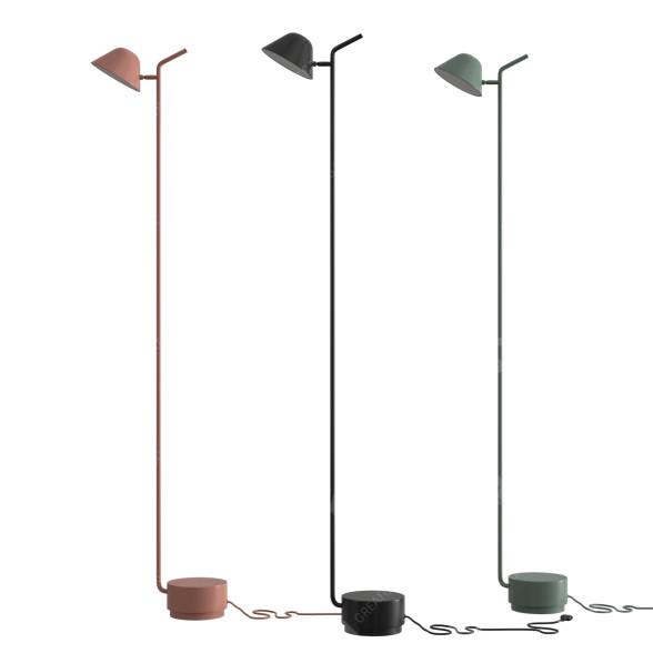 Lampadaire Audo Peek modèle 3D