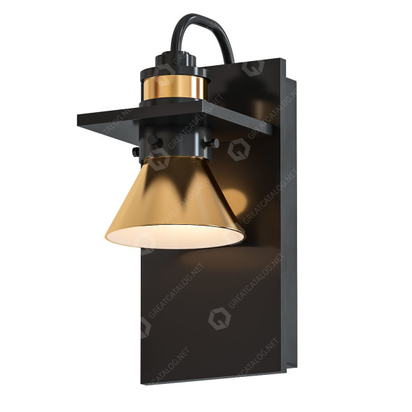 Фасадне освітлення Hubbardton Forge Erlenmeyer Dark Sky Friendly 3D модель