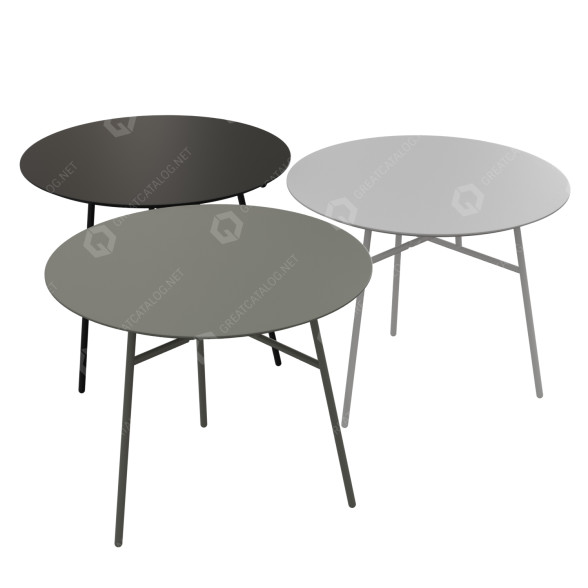 Table basse Hay Tilt Top modèle 3D