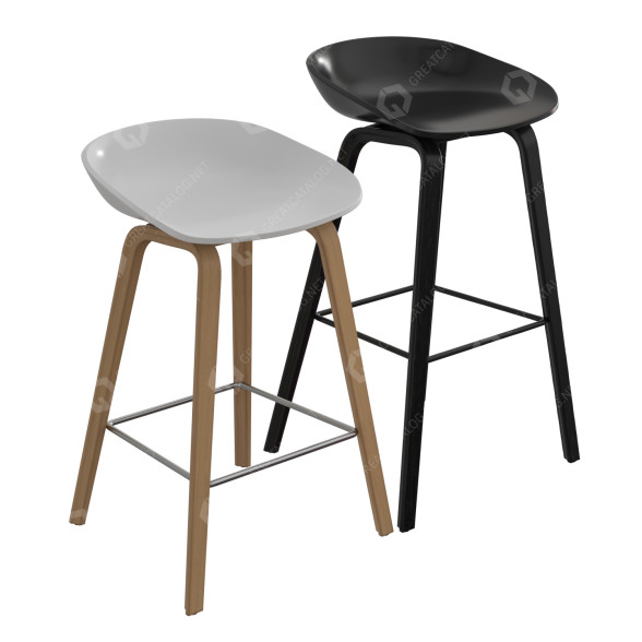Barhocker Hay AAS 32 3D-Modell