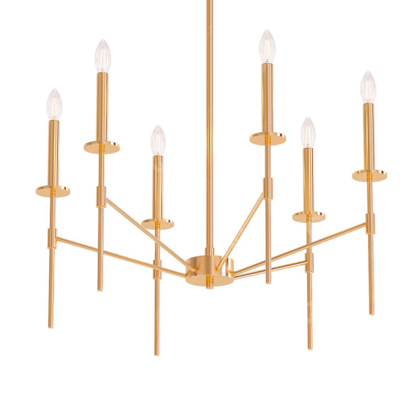 Люстра Joss & Main Brinley 6-Light Dimmable Classic 3D модель