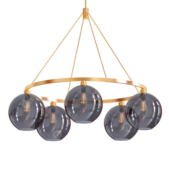 Chandelier Solitaire Grady Glass 3D model