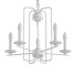 Chandelier 0190CL 5BK by Palma - SH.X