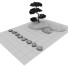 Garten Lowpoly japanischer fels (zen) 04 - Hemase