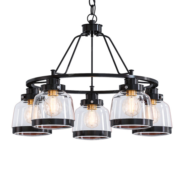 Люстра Progress Lighting Judson 5 3D модель