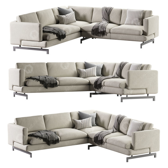 Диван Natuzzi Jeremy 3D модель