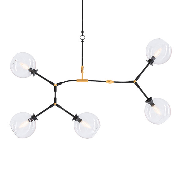 Chandelier Light Sputnik Modern Linear 3D model