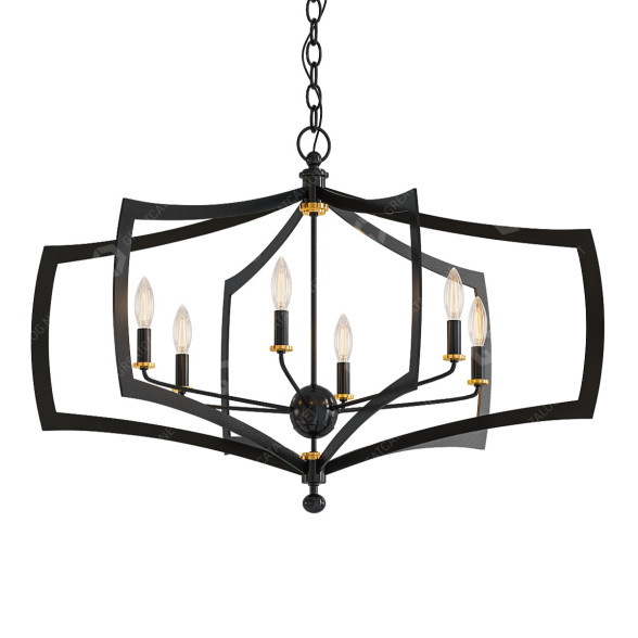 Żyrandol Minka Lighting Middletown model 3D