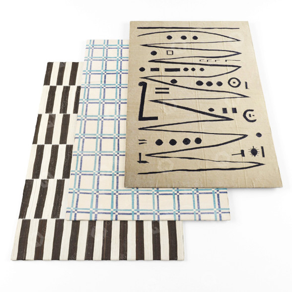 Tapis Ensemble 5 modèle 3D