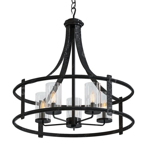 Люстра Designers Fountain Palencia 5 Light 3D модель