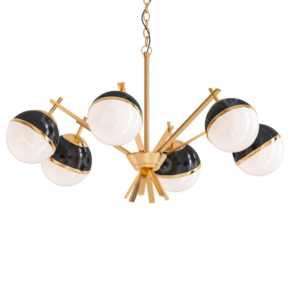 Lámpara de araña Elk Home Blind Tiger Modelo 3D