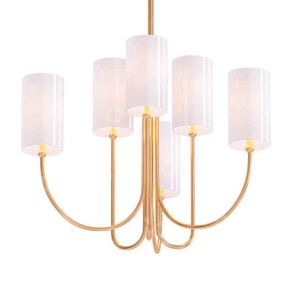 Kronleuchter Hudson Valley Lighting Harlem 3D-Modell