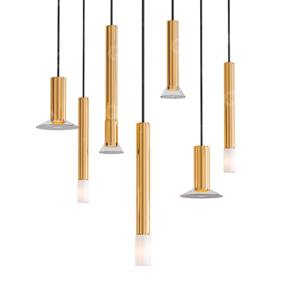 Підвісні світильники Leds C4 Candle 3D модель