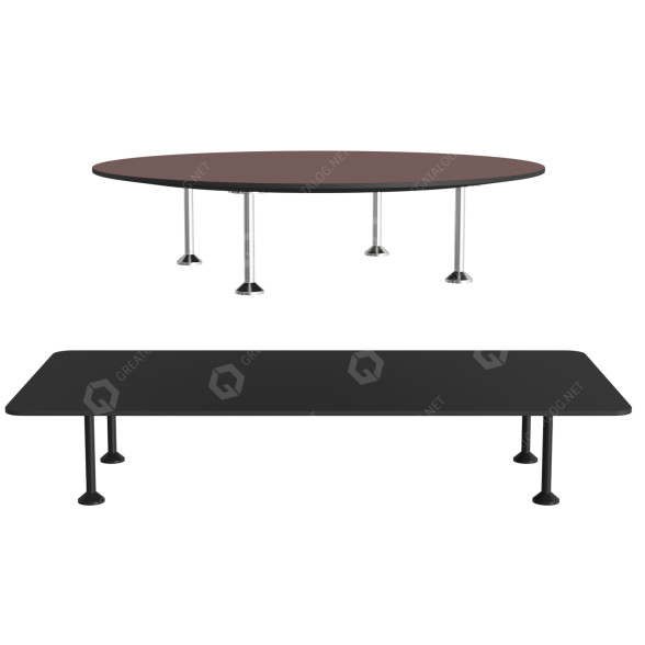 Tables basses Audo Godot modèle 3D