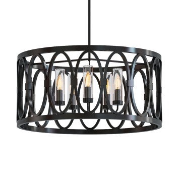Люстра Visual Comfort & Co Patrice 5 Dark Weathered Zinc