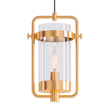 Підвісний світильник Lowes Orion Brass Industrial