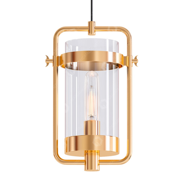Підвісний світильник Lowes Orion Brass Industrial 3D модель