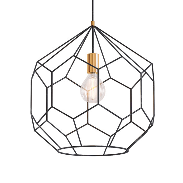 Lámpara colgante Geometric Cage Modelo 3D