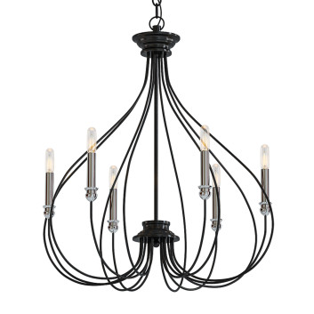 Люстра Progress Lighting Whisp Grey Steel