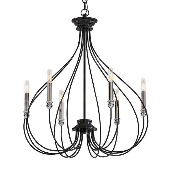 Люстра Progress Lighting Whisp Grey Steel 3D модель