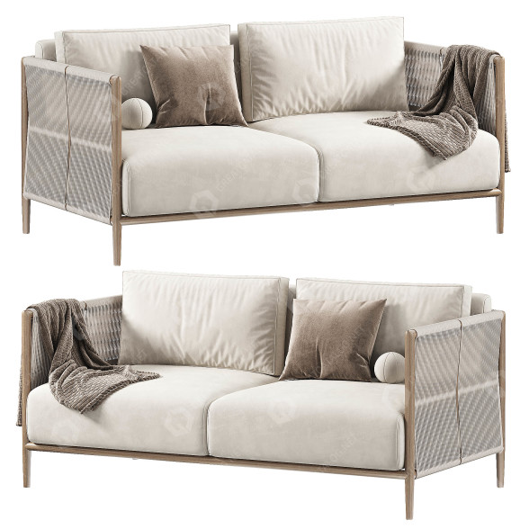 Диван Loveseat 3D модель