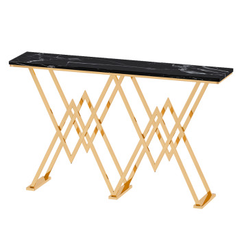 Консоль Modern Black Narrow Console Table
