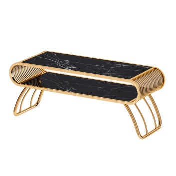Stolik kawowy Black Modern Marble