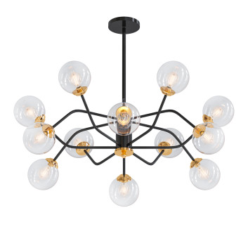 Żyrandol Molekula 12 Lamp Model 3D