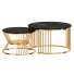 Tables basses Modern Black Nesting - SH.X