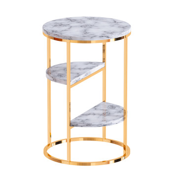 Stolik kawowy 3 Tiered Gold
