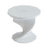 Журнальний столик Homary Modern White Round Metal - SH.X