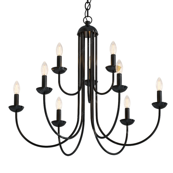 Chandelier Oil Rubbed Bronze 3D model
