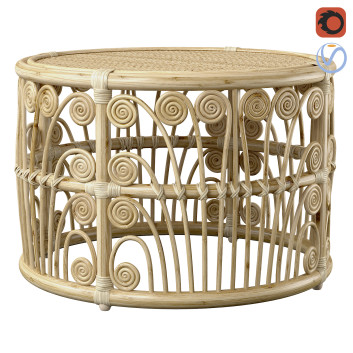 Журнальный столик  Bamboo Round 3D модель