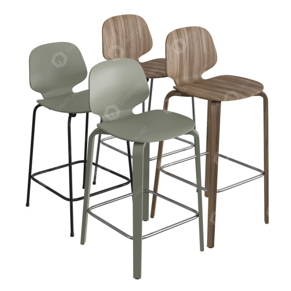 Hokery barowe Normann Copenhagen My Chair model 3D