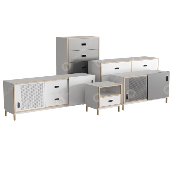 Комоди, сервант та тумбочка Normann Copenhagen Kabino Collection 3D модель