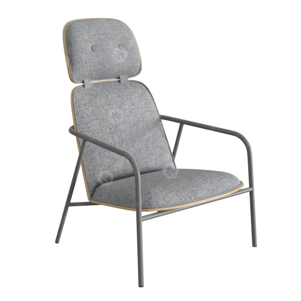 Крісло Normann Copenhagen Pad High 3D модель