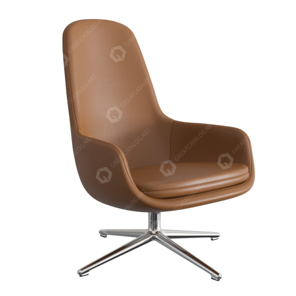 Крісло Normann Copenhagen Era Lounge High Swivel 3D модель