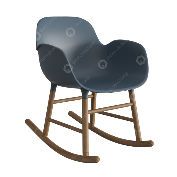 Кресло-качалка Normann Copenhagen Form 3D модель