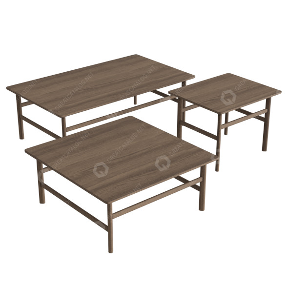 Журнальні столики Normann Copenhagen Grow 3D модель