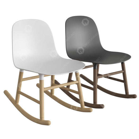 Крісло-гойдалка Normann Copenhagen Form 3D модель