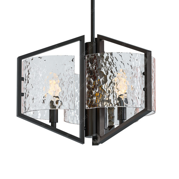 Люстра Golden Lighting Varsha 3 Light 3D модель