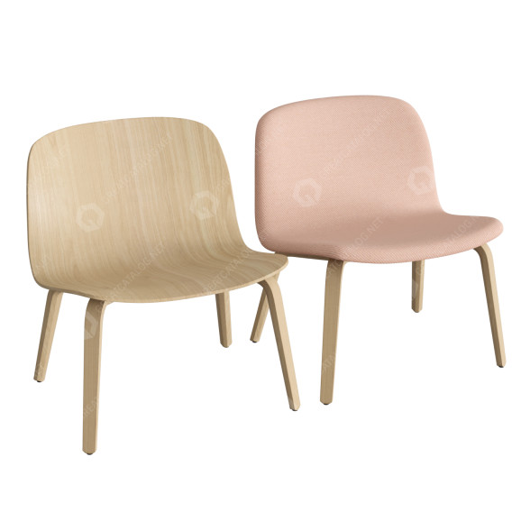 Стілець Muuto Visu Lounge 3D модель