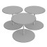 Stolik kawowy Cappellini Gong Lux Terrazzo - MoJIoKo