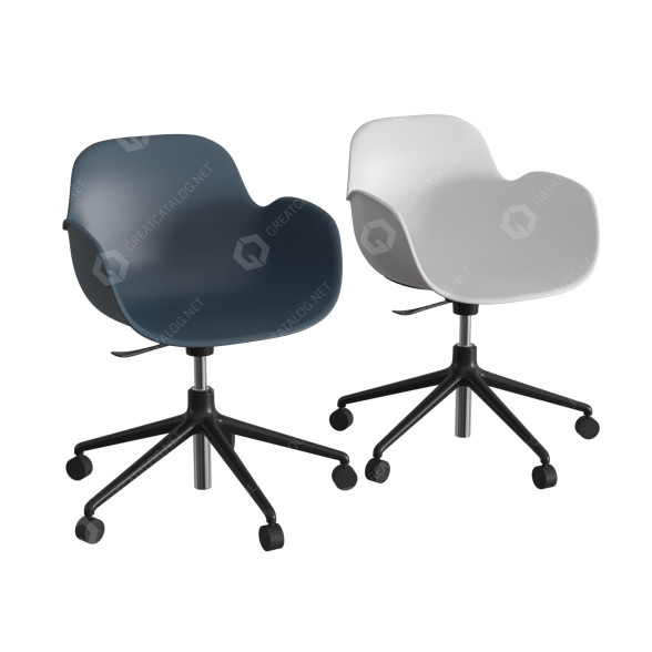Крісло Normann Copenhagen Form Swivel 3D модель
