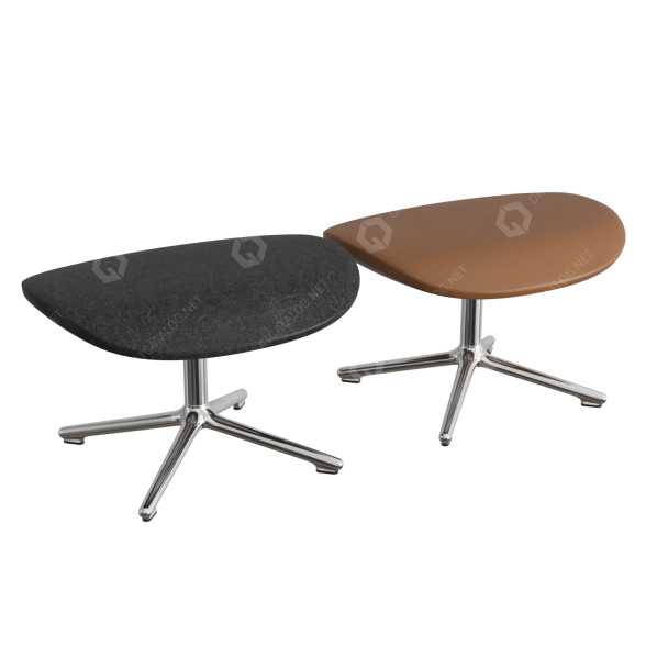 Reposapiés Normann Copenhagen Hyg Aluminum Modelo 3D